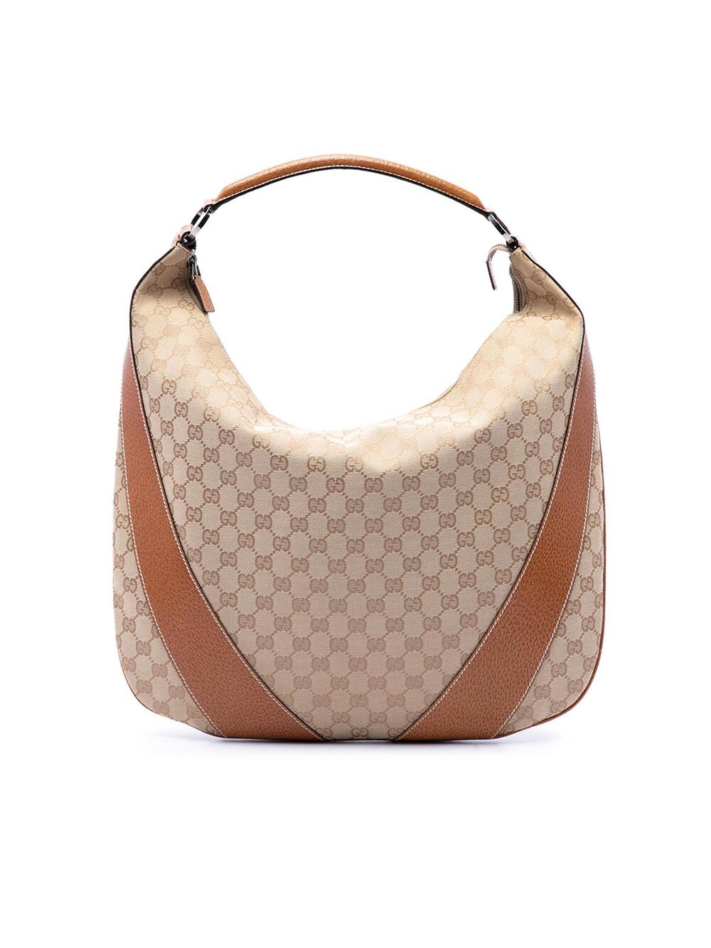 Gucci Gg Canvas Hobo Pre-Loved Bag #342923G55B